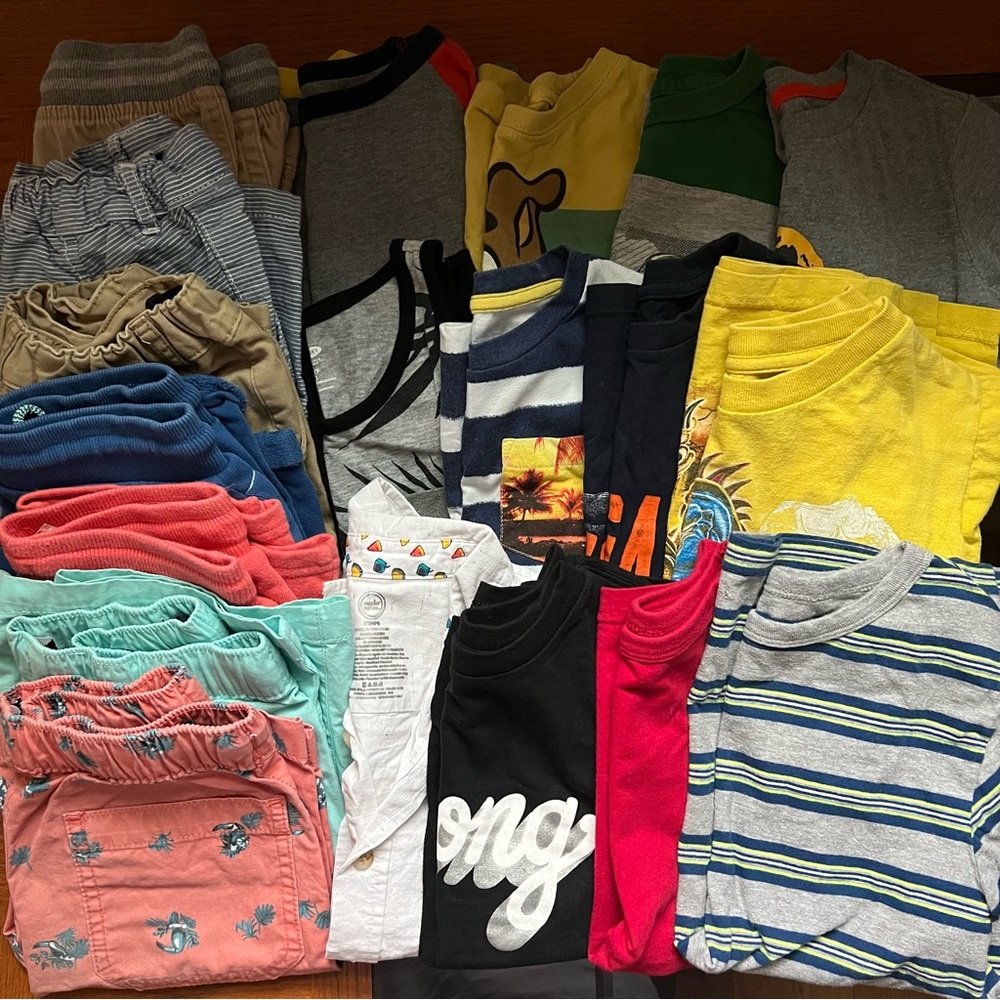 Boys summer clothes lot size 5